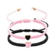 thumbnail image 2 of Pulseras de pareja con temática de San Valentín. Linda pulsera ajustable para pareja. Regalo ideal para San Valentín. Pulsera de metal., 2 of 6