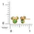 thumbnail image 2 of Disney Minnie Mouse Birthstone 10KT Gold Stud Earrings (See More Colors), 2 of 4
