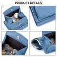 thumbnail image 7 of MFFOR Leather Coin Pouch Purse for Women Mini Travel Change Wallet, Elephant Grey, 7 of 7