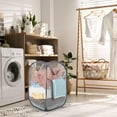 thumbnail image 6 of 1/2/3 Pack Deluxe Strong Mesh Pop up Laundry Hamper Basket with Side Pocket for Laundry Room, Bathroom, Kids Room, College Dorm or Travel, 6 of 7
