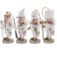 thumbnail image 3 of Decorative Nutcracker Figurine Christmas Table Decoration Traditional Christmas Style Wood 4Pcs, 3 of 5