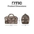 thumbnail image 4 of RTIC Road Trip Duffle Bag, Medium, Water Resistant, Durable Fabric, Olive Midnight Camo, 4 of 8