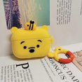 thumbnail image 2 of Funda protectora de silicona para Airpods de 3.ª generación, diseño de Honey Winnie, adorable y divertida, con dibujos animados 3D para niños, niñas, adolescentes y mujeres., 2 of 5