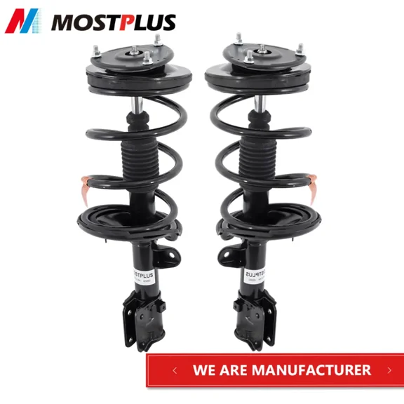 MOSTPLUS Pair Front Shock Struts w/ Coil Spring Assembly for Hyundai Entourage Kia Sedona