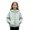 Green, variant on Krdevn Kids Reversible Hooded Windbreaker Jacket, Double Sided Wear Full Zip Lightweight Outdoor Windproof Casual Outerwear for Boys Girls,Pink