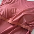 thumbnail image 5 of Elainilye Fashion Womens Pajamas Ladies Camisole with Chest Pad No Steel Rings Bottom Underwear Yoga Sports Vest T-shirt Yoga Bra Cup,Red, 5 of 8