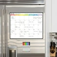 thumbnail image 1 of Calendrier Mensuel Effaçable à Sec pour Mur, 14.5"x11.5 Pouces Réutilisable Multicolore Calendrier Mensuel pour Réfrigérateur - Planificateur Mensuel Réutilisable Colle à Toutes les Surfaces Lisses, Mur, Armoire et Porte, 1 of 4