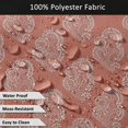 thumbnail image 5 of Vargottam Indoor/OutdoorTablecloth58x82 Inch RectangleTablecloth with Umbrella Hole and Zip- Waterproof PatioTableCloths- TableCovers for Backyard RectangularTable- Peach3, 5 of 5