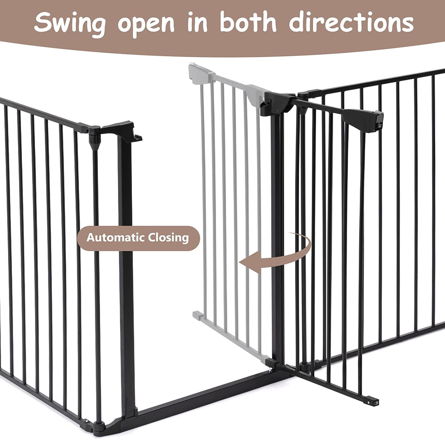 Cuggl Auto Close Metal Gate 3d mon