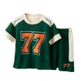 thumbnail image 4 of Boys Short Sets 2 Pcs T-Shirt and Shorts Set Quick Drying Girls Athletic Tops Boys' Fashion 5-6 Years Boys Girls Fashion, 4 of 4