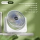 thumbnail image 2 of Ventilador USB | Diseño de cabezal de agitación silencioso recargable de escritorio portátil | Ventilador de enfriamiento de mesa flexible y liviano para la oficina del dormitorio de los estudiantes, 2 of 4