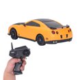 thumbnail image 3 of Coche de carreras teledirigido con tracción en las 4 ruedas, escala 1/24, con batería recargable, para adultos, niños y niñas, color amarillo, 3 of 14
