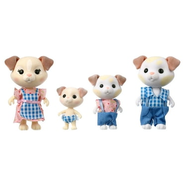Honey Bee Acres The Barksters Dog Family, 4 Miniature Doll Figures, Children Ages 3 