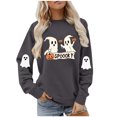thumbnail image 3 of Kukoosong Women's Halloween Sweatshirts Oversized Loose Crewneck Pullover Sweater, 3 of 6