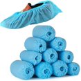 thumbnail image 1 of Paquete de 100 Fundas Desechables para Zapatos, 50 Pares de Fundas Desechables para Botas, Fundas Antideslizantes para Zapatos con Banda Elástica, Protege Tu Hogar, Alfombra,, 1 of 5