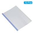 thumbnail image 3 of Unique Bargains Clear Report Covers with Sliding Bar, 15mm 135 Sheets Capacity,Blue, 10Pack, 3 of 6