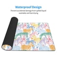 thumbnail image 3 of Xecao Zebra Colourful for Waterproof Mouse Pad - Extended Contour Mouse Mat, Large Gaming Mousepad Laptop Keyboard Mat with Non-Slip Rubber Base, 3 of 8