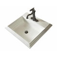 thumbnail image 1 of Mansfield Plumbing Products 254-4 White Rectangle Drop In Lavatory, 1 of 1