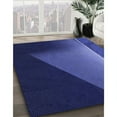 thumbnail image 2 of Ahgly Company Indoor Rectangle Patterned Denim Dark Blue Area Rugs, 5' x 8', 2 of 6