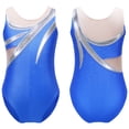 thumbnail image 1 of DPOIS Kid Girls One Piece Ballet Dance Gymnastic Leotard Shiny Unitards Bodysuit Royal Blue 12, 1 of 6