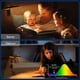 thumbnail image 5 of Lámpara de lectura de doble cabezal con 14 LED, recargable por USB, con clip, luz de lectura flexible de 360°, 3 colores y atenuación continua, portátil para leer y viajar., 5 of 5