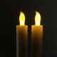 thumbnail image 4 of 6 velas largas electrónicas LED de simulación, lámparas decorativas, suministros para fiestas (destello amarillo), 4 of 6