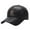 06#Black, variant on Men's Adjustable Baseball Cap with Ear Flaps PU Leather Quilted Style Warm Hat
