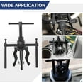 thumbnail image 6 of 3 Jaw Inner Bearing Puller Set | Blind Bearing Puller Set Bushing Gear Extractor Wheel Bearing Puller Automotive Kit Heavy Duty 3 Jaw Pilot Bearing Puller for Motorcycle, Car, and SUV, 6 of 6