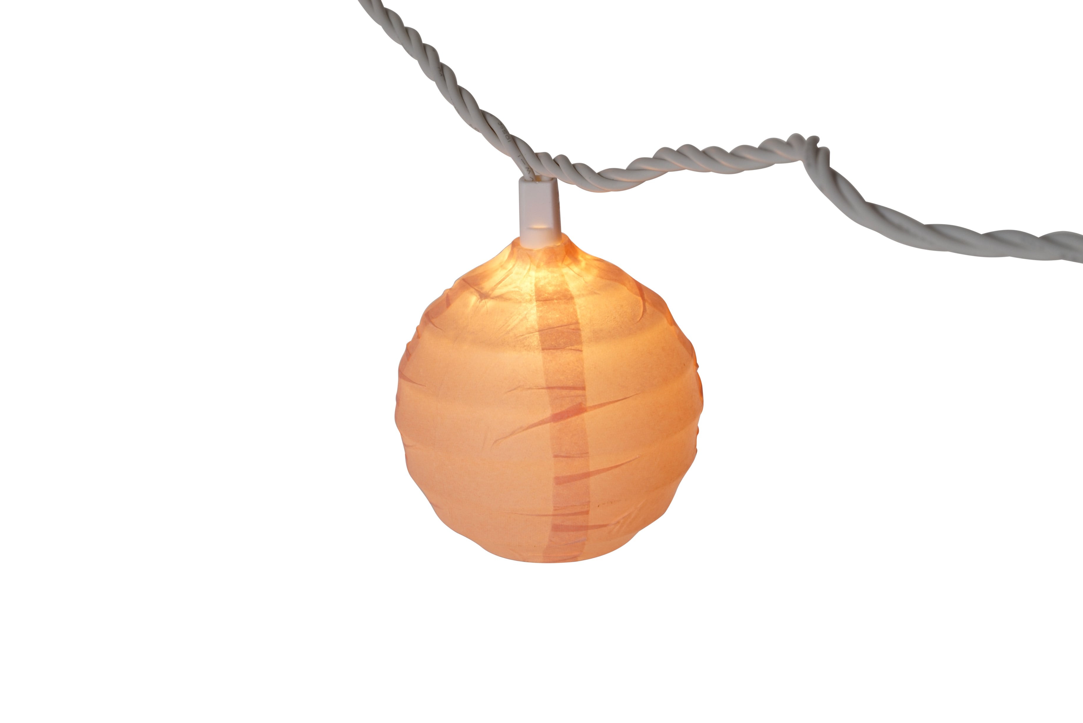 Mainstays 11 6 Paper Lantern String Lights 10 Bulbs