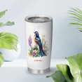 thumbnail image 6 of Custom Wagtail Tumbler 20oz with Handle and Straw - Personalized Stainless Steel Travel Mug with Lid - Unique Wagtail Lover Gift Idea for Women and Girls - Animal Theme Drinkware RiGADO, 6 of 6