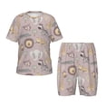 thumbnail image 1 of Balery Safari Animals Conjunto de Pijama Infantil de Manga Corta con Estampado – Ropa de Dormir de Algodón Suave-Large, 1 of 6