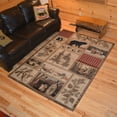 thumbnail image 4 of Mayberry Rug American Destination Getaway Trail Lodge Area Rug 2'3" x 7'7" Runner 8' Runner, 4 of 4