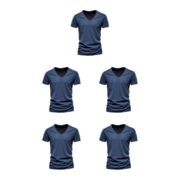 Qarigey Algodón Ético y cómodo Africano Hombres Traje tradicional Expresivo Vibrante Hombres africanos Traje tradicional azul marino XXXL 1 Type2 NO2