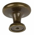 thumbnail image 3 of GlideRite 1.25 in. Classic Round Ring Cabinet Knobs, Antique Brass, Pack of 10, 3 of 5