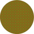 thumbnail image 1 of Ahgly Company Machine Washable Indoor Round Transitional Dark Bronze Brown Area Rugs, 4' Round, 1 of 7