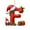 F, variant on yulier 26 Initial Letter Christmas Ornaments, Personalized Christmas Alphabet Ornaments Cute Santa Claus Pendant Christmas Tree Hanging Decorations Xmas Gifts for Family (B)