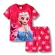 thumbnail image 5 of Disney-Conjunto de ropa de Frozen Elsa para niños, pijamas Kawaii para bebés, camiseta para niños, pantalones cortos, trajes, ropa de algodón, regalo, novedad de verano, 5 of 5