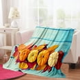 thumbnail image 6 of Lilixerw Clearance Fall Throw Blanket Autumn Harvest Pumpkin Blanket,Fall Maple Leaf Blanket Super Soft Throw Blanket,Lightweight Fluffy Plush Bed Blanket,for Autumn Thanksgiving Decorations, 6 of 6