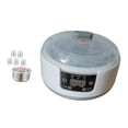 thumbnail image 4 of Maker de yogurt digital Máquina de yogurt eléctrico Diy, control de temperatura constante de bajo ruido doméstico casero con 5 frascos de vidrio, 4 of 9