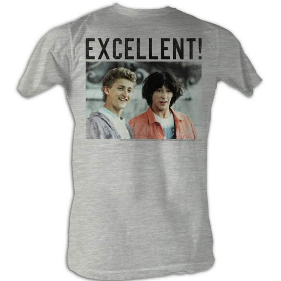 Bill And Ted Movies 4 Square Adult Short Sleeve T Shirt