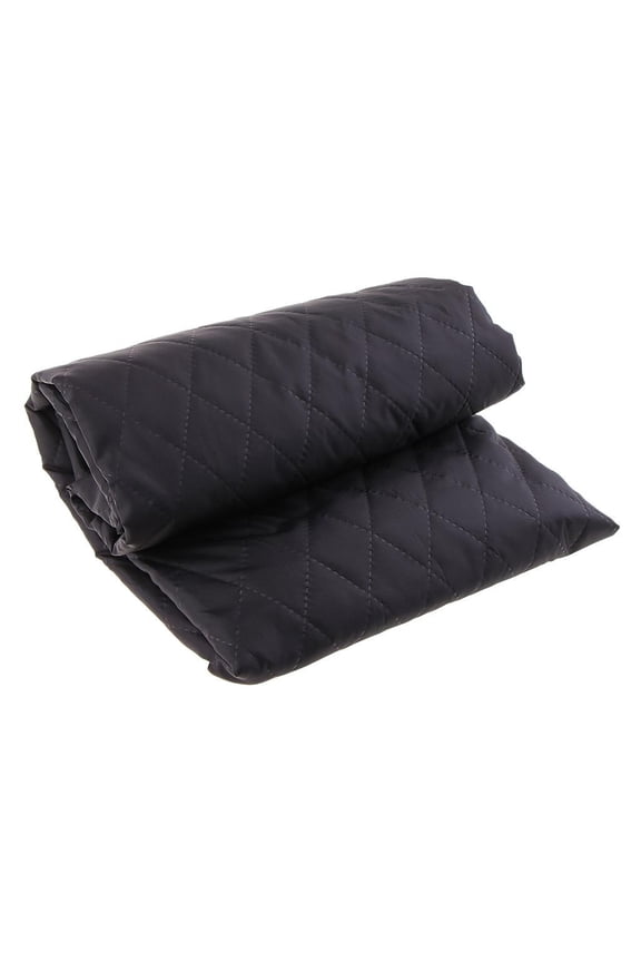 100x145cm Polyester/Cotton Quilted Fabric Winter Clothes Making Accessories - Black