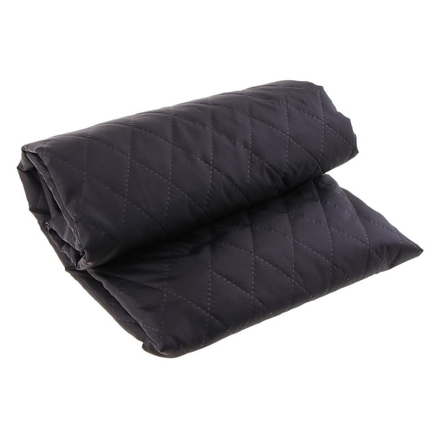 simhoa 100x145cm Polyester/Cotton Quilted Fabric Winter Clothes Making Accessories - Black