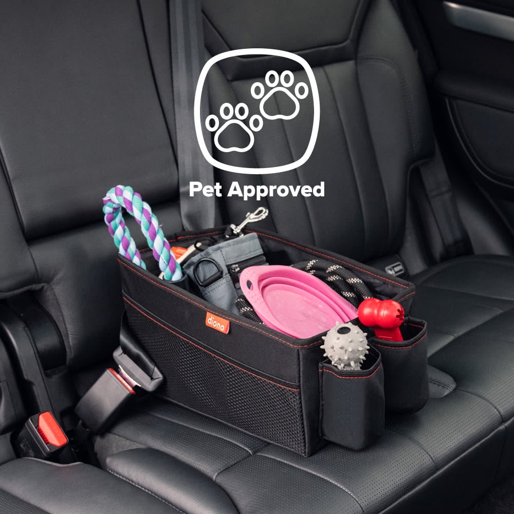 Diono Travel Pal Back Seat Car Organizer, with 9 Multi-Use Pockets, Black 