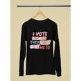 thumbnail image 3 of Voting Rights Statement Tee Long Sleeve Women's, 3 of 4