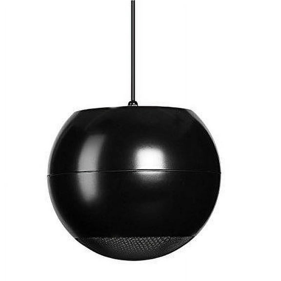 OSD Audio Sphere 6.5" Hanging Pendant Speaker, Optional 70V Tap w/ Reinforced Cable Suspension, Black