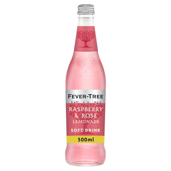Fever Tree Sparkling Refreshingly Raspberry Lemonade soft drink 500Ml, Imported from Britain