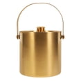 thumbnail image 3 of HOMEMAXS  Bar Beer Bucket KTV Ice Cube Large with Stand Container Golden, 3 of 8