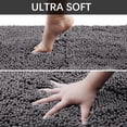 thumbnail image 2 of AOACreations Bathroom Rugs Luxury Ultra Soft Chenille Bath Runner Mat, 2 of 6