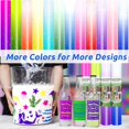thumbnail image 2 of HAHADAXA Color Changing Vinyl Permanent Adhesvie,12 Pack Cold Permanent Vinyl Bundle,12"x12" White Cold Vinyl Sheets for Lettering Cups Tumblers, 2 of 6