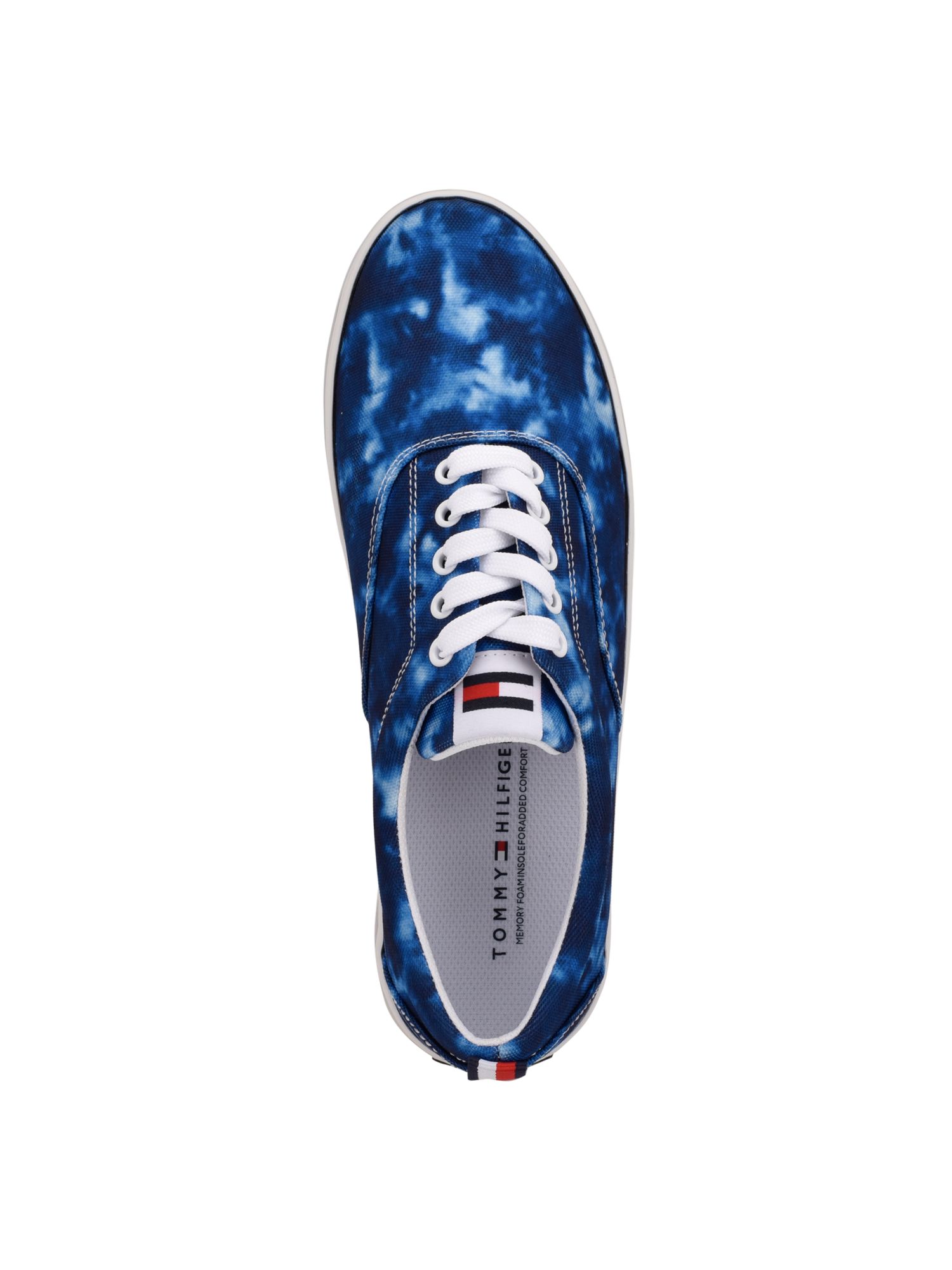 TOMMY HILFIGER REMMO MEN\'S SHOES COLOR BLUE TYE DYE SIZE 10M NEW IN BOX TOMMY HILFIGER Mens Blue Tie Dye Cushioned Comfort Remmo  main image 2